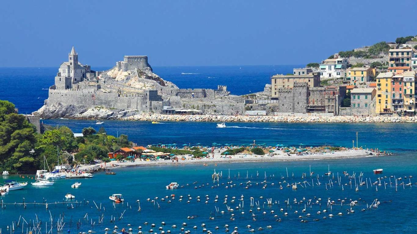 Moderno Appartamento Vista Mare, Con Parcheggio Privato Porto Venere Exterior foto